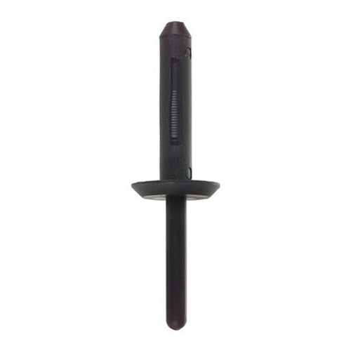 1/4 Inch 5/16 - 15/32 Inch Grip Black Nylon Blind Rivet