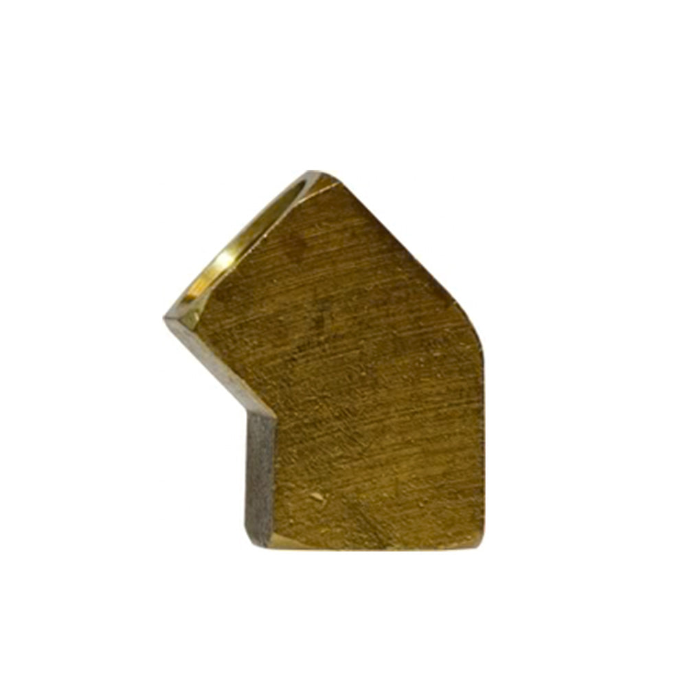 1/8 Inch Brass Pipe 45 Degree Female Elbow