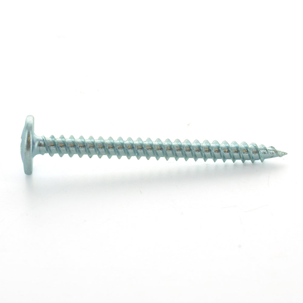 #8 x 9/16 Inch Needle Point #2 Phillips Drive K-Lath/Modified Truss Head Zinc Plated Steel Self-Piercing Drywall Screw