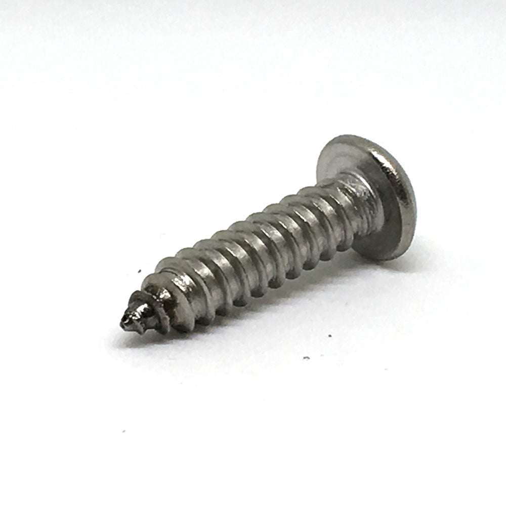 #8 x 3/4 Inch Stainless Steel Torx Pin Button Head Tamper Resistant Sheet Metal Screw