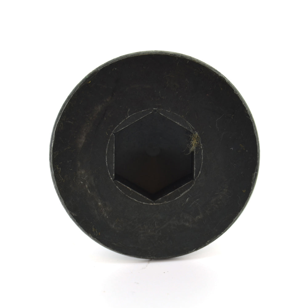 #4-40 x 5/8 Inch Coarse Black Oxide Medium Carbon Steel Flat Head Socket Cap Screw