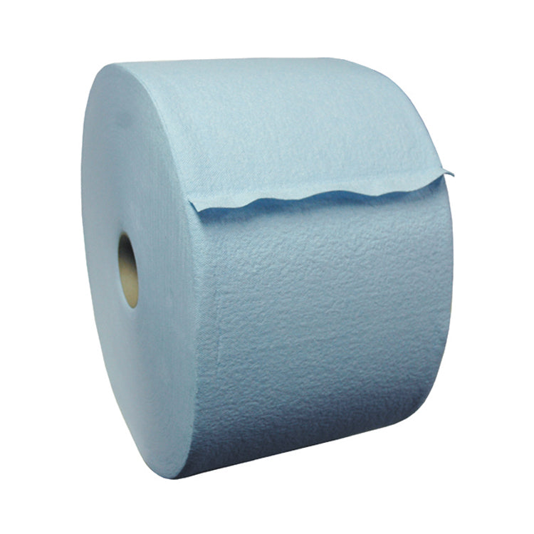 9-4/5 Inch x 13-1/4 Inch Tork Advanced 450 Jumbo Roll Blue 800 Wipes Per Roll