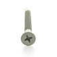 #10-16 x 1-13/16 Inch Zinc Plated Steel #3 Point Flat - Countersunk Head Self-Drilling Tek Screw With Wings