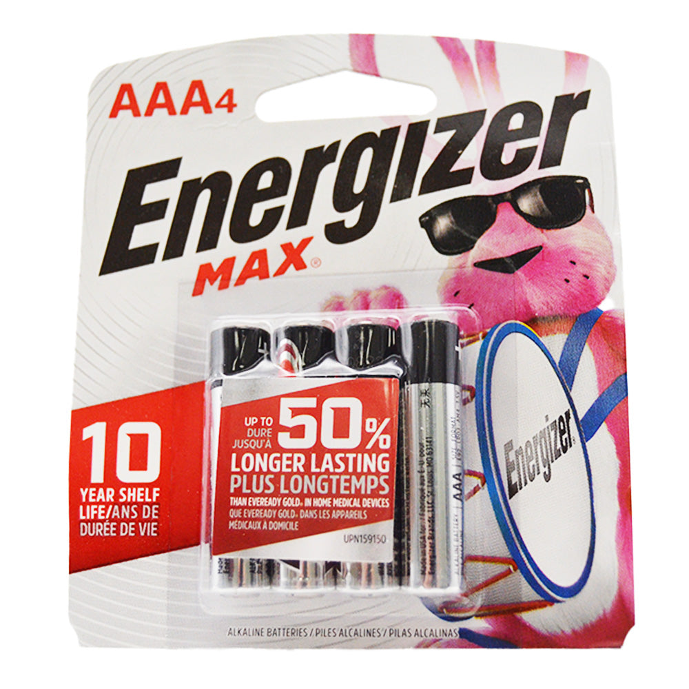 Energizer AAA Cell Alkaline Battery - Pack of 4
