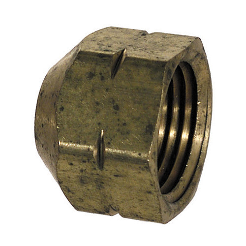 1/8 Inch Brass Pipe End Cap
