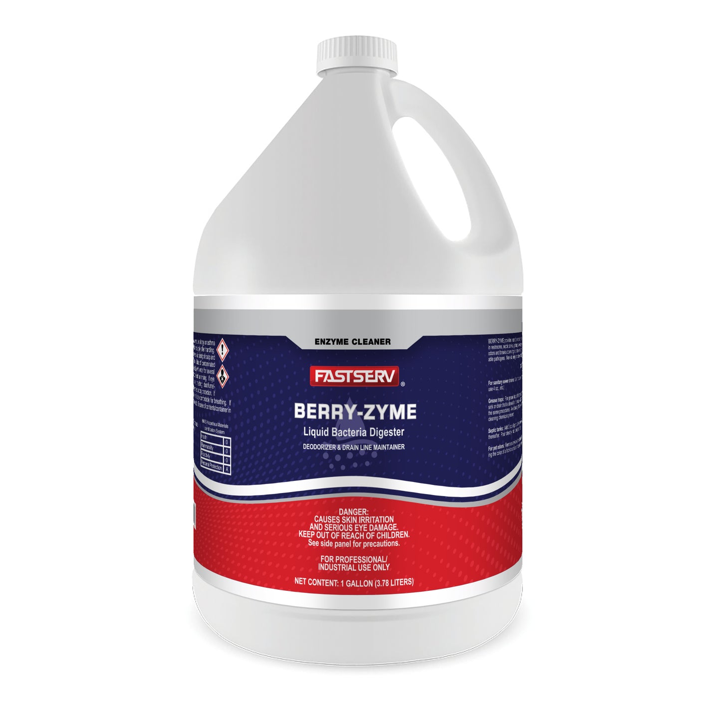 FastServ  Berry-Zyme Liquid Bacteria Deodorizer & Drain Maintainer - 1 Gallon