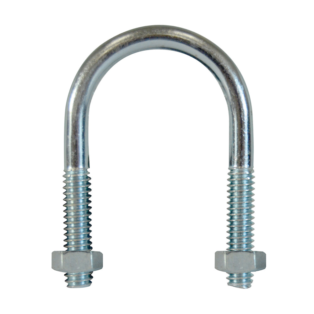 1/2-13 x 4 Inch x 5-1/2 Inch 304 Stainless Steel U-Bolt With 2 Nuts