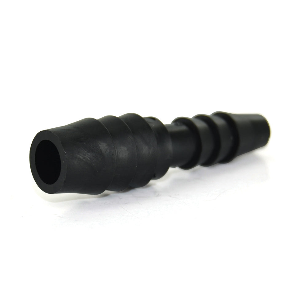 3/8 Inch x 1/4 Inch Black Nylon Vacuum and Washer Hose Barbed Line Reducer Connector