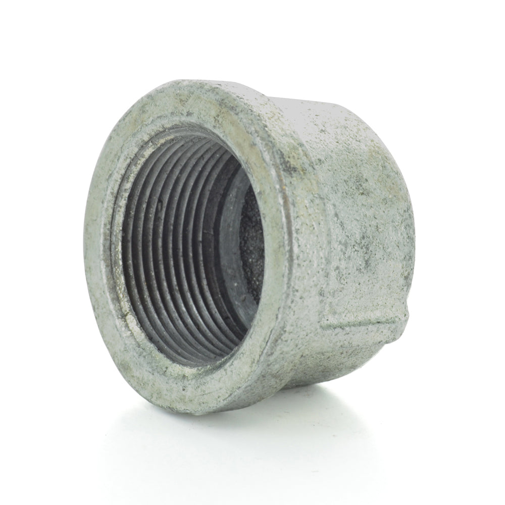 1/4" Schedule 40  Female NPT Galvanized Welded Malleable Iron Pipe End Cap USA