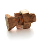 6 Awg 0.343 Inch Stud 1 Hole Copper Standard Barrel Compression Lug