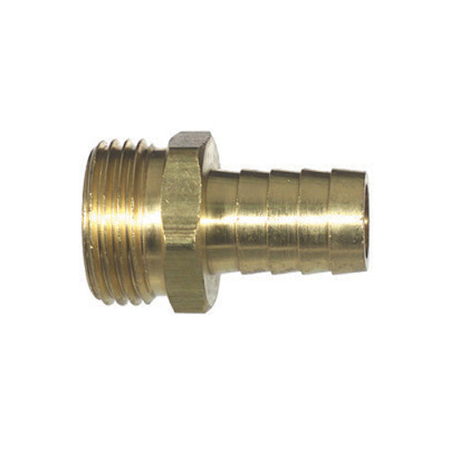 3/4 Inch Male Garden Hose Thread To 1/2 Hose Barb Brass