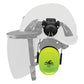 BullHead Safety Hearing Protection Mounted Earmuffs High-Vis