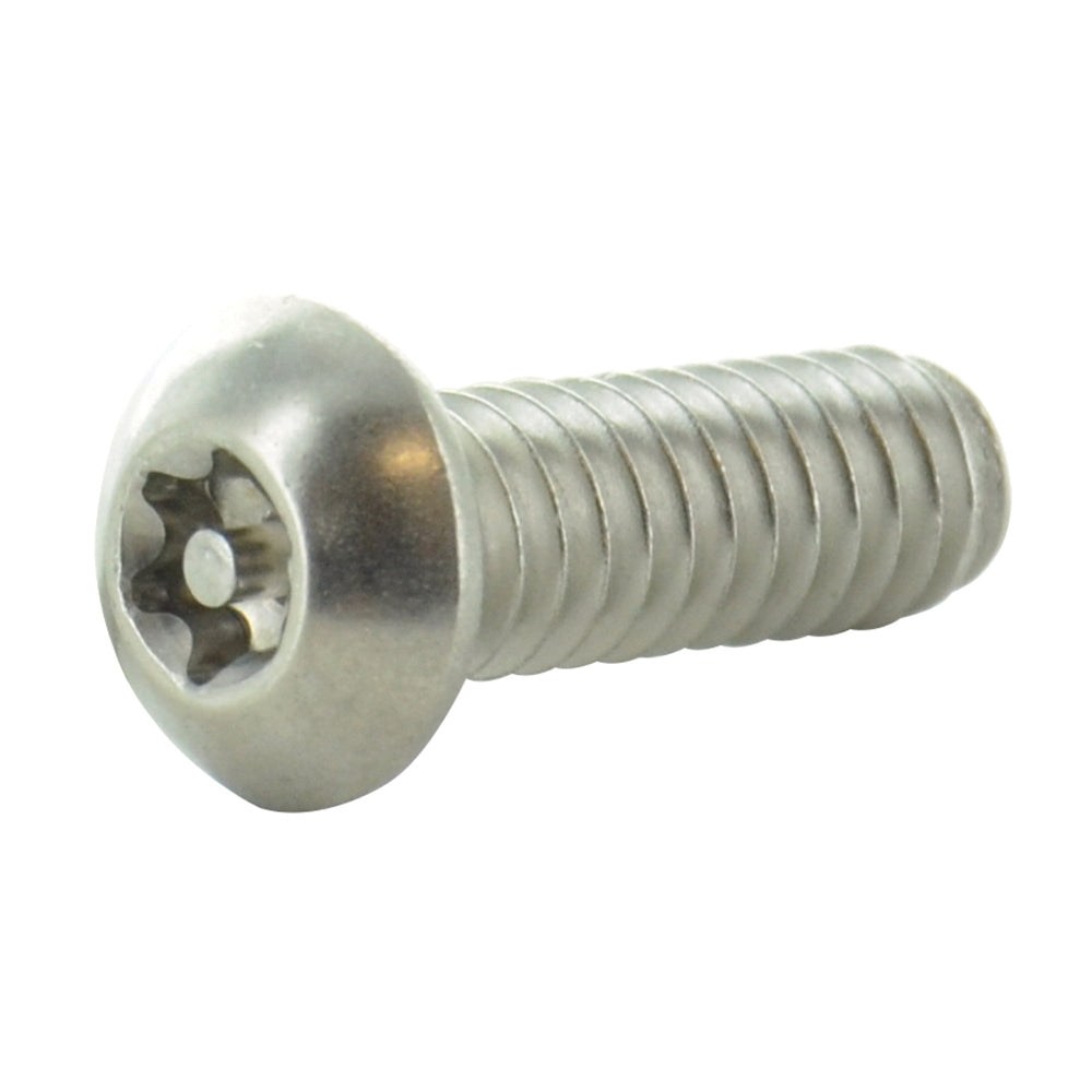 M6-1.0X20 Inch Stainless Steel Torx Pin Button Head Tamper Resistant Machine Screw