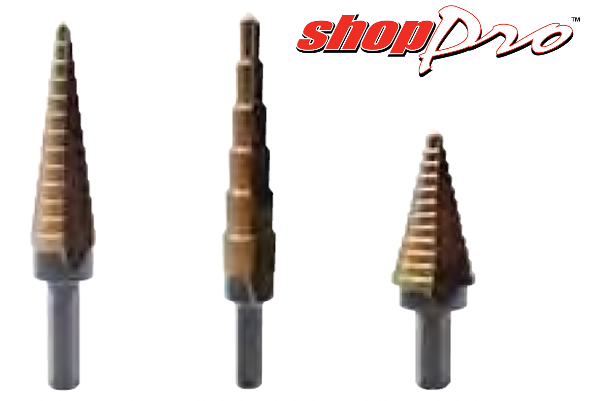 STEP DRILL BITS - SHOP PRO