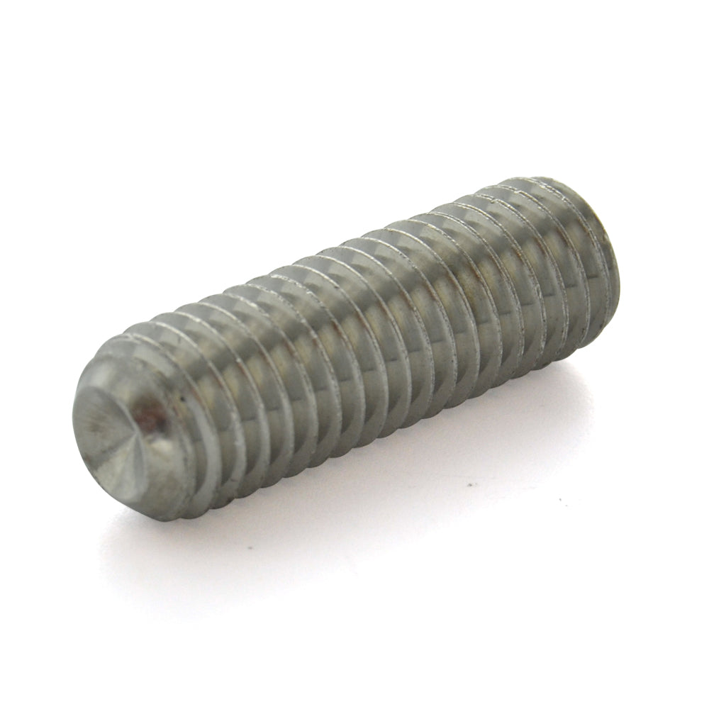 M10 x 1.5 x 10 mm Coarse Plain 18-8 (A2) Stainless Steel Din 916 Cup Point Socket Head Set Screw