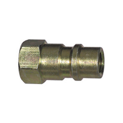13 mm x 1/4-20 Blue Steel Low Side Straight Adapter