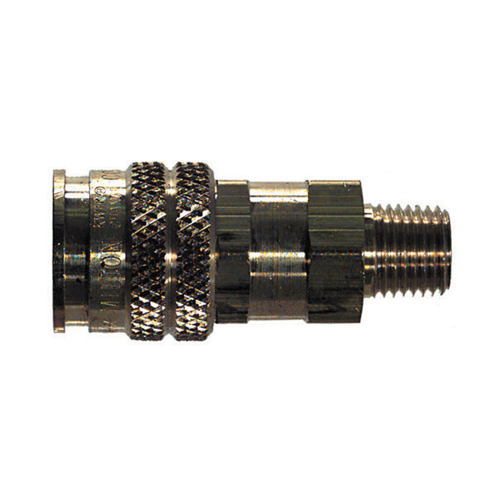 1/4 Inch Basic Size Three Way Coupler Male Npt