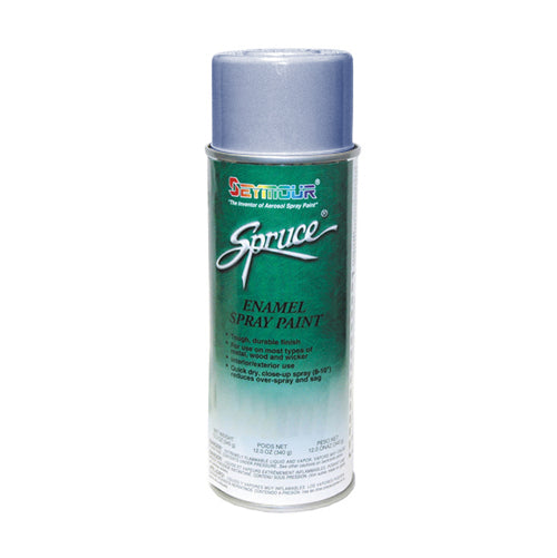 Seymour Economy Spruce Gloss Paint Aerosol Dull Aluminum - 12 Oz Net Wt. - Aerosol