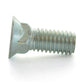 7/16-14 x 3 Inch Coarse Zinc Plated Grade 5 Flat Head Plow Bolt