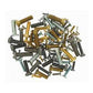 Grade 8 Hex Head Cap Screw Assortment - Coarse and Fine Thread Yellow Zinc Without Bin
