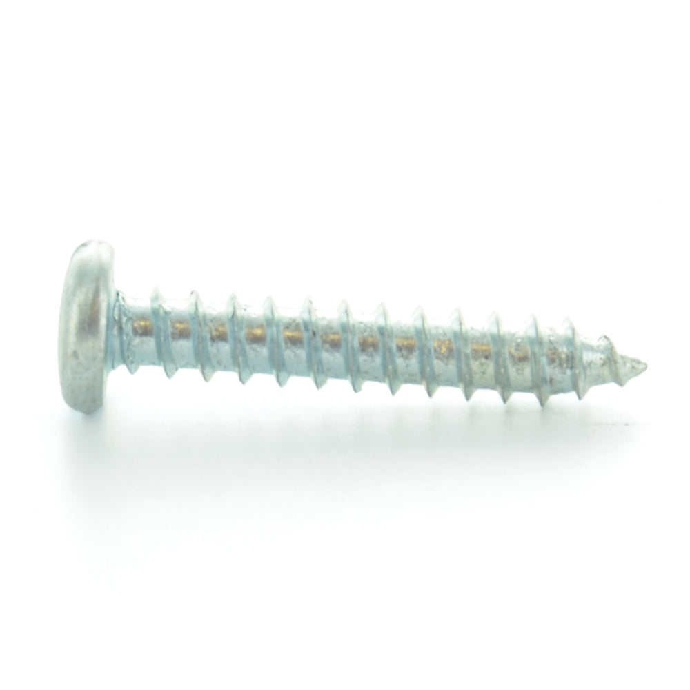 #10 x 1/2 Inch Zinc Plated Steel Pan Head Type-Ab Self-Tapping Sheet Metal Screw