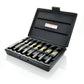 8 Piece High Molybdenum Tool Steel Silver and Deming Drill Bit Set With Plastic Index