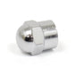 High Performance Domed Tire Valve Hex Cap High Heat Chrome Plated
