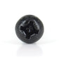 #8 x 1 Inch Painted Self-Drilling Pan Head Square Drive Screws - Black