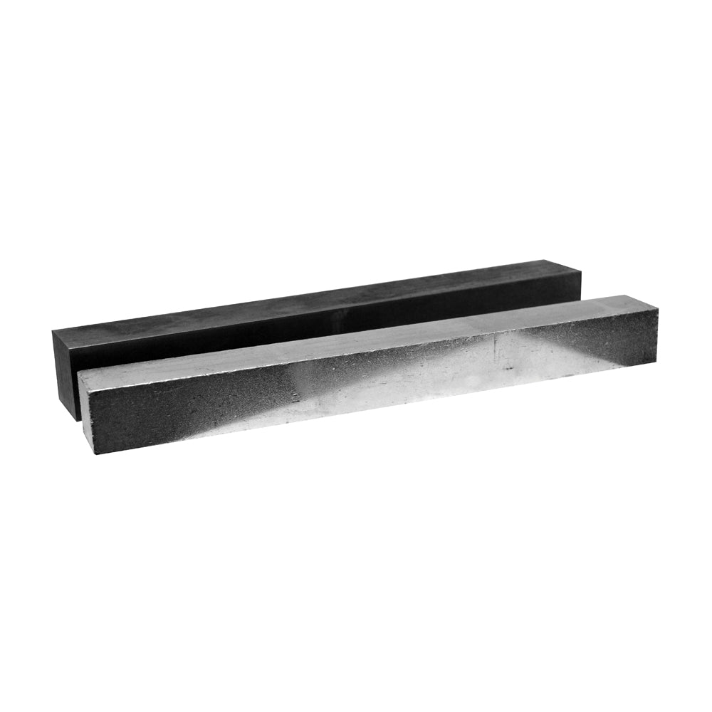 1/8 Inch x 1/8 Inch x 12 Inch Zinc Clear Cold Finished Carbon Steel Undersize Square Keystock
