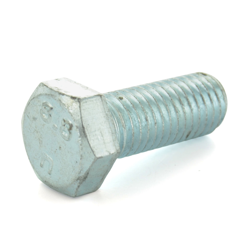 M8 x 1.25 x 45 mm Coarse Class 8.8 Zinc Plated Steel Hex Head Cap Screw Usa