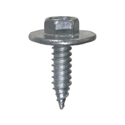 #14-14 x 7/8 Inch Zinc Plated Serrated Hex Washer Head Body Bolt