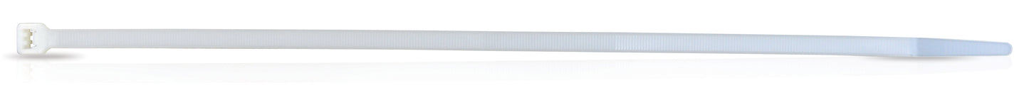 24 Inch x .34 Inch Lashing Tie White Pack of 25