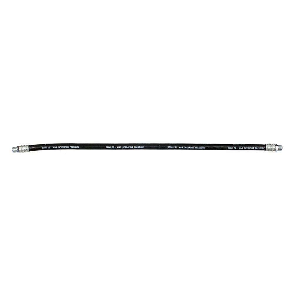 12 Inch Grease Gun Hose with 1/8 Inch MNPT Ends