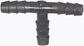 3/16 Inch x 3/16 Inch x 3/16 Inch Black Nylon Vacuum and Washer Hose Barbed Tee Connector