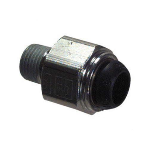 1/8 Inch x M4 Nickel Plated Brass Push-In Tube Male Connector