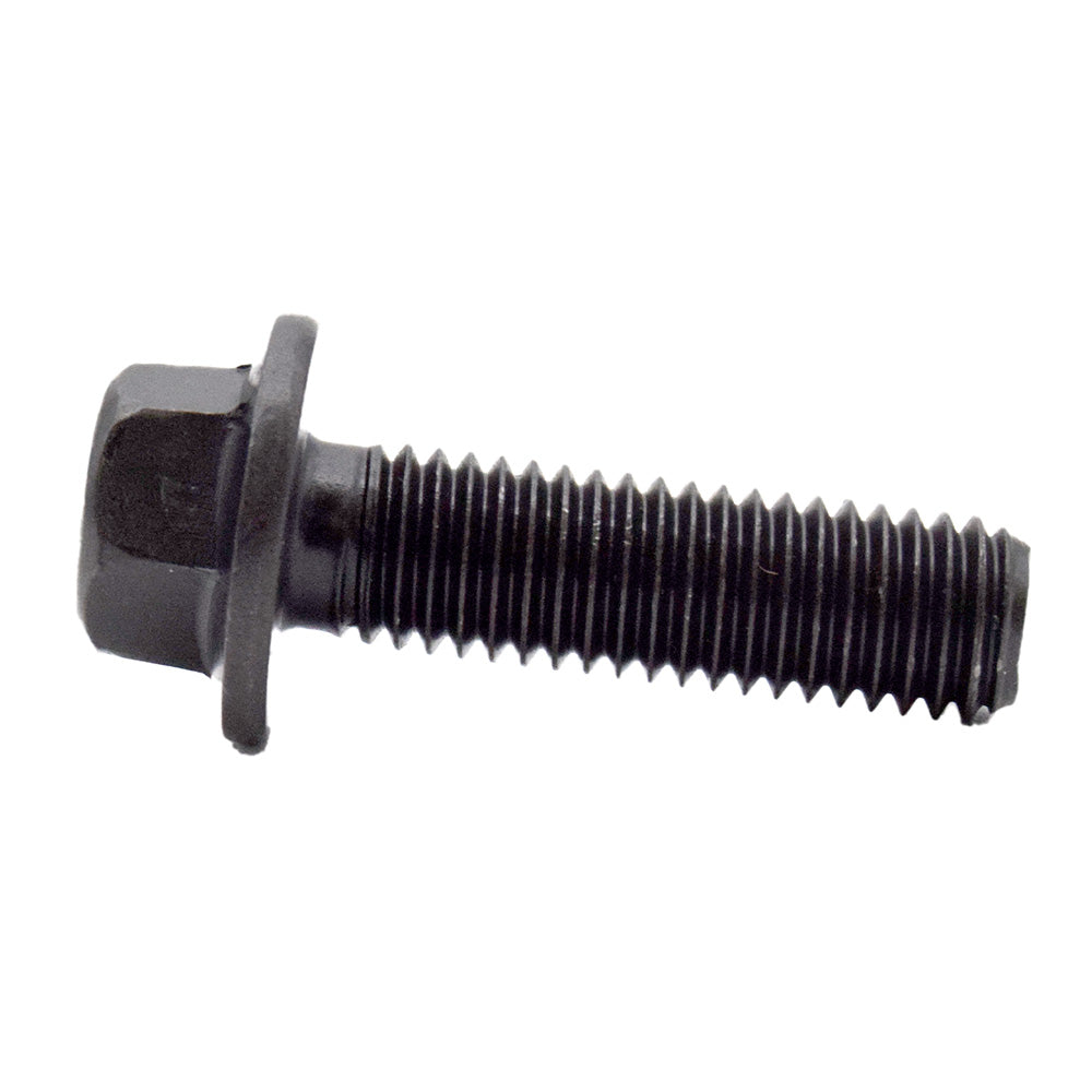 M6 x 1.0 x 50mm Reduced Head Hex Flange Screw Non Serrated Frame Bolts Plain Grade 10.9