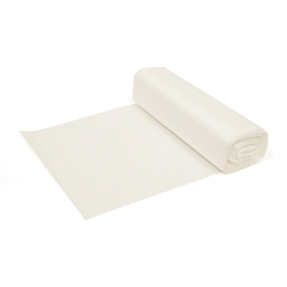 30X37 High Density Can Liner 10 Microns 30 Gallons Natural 500 Per Case