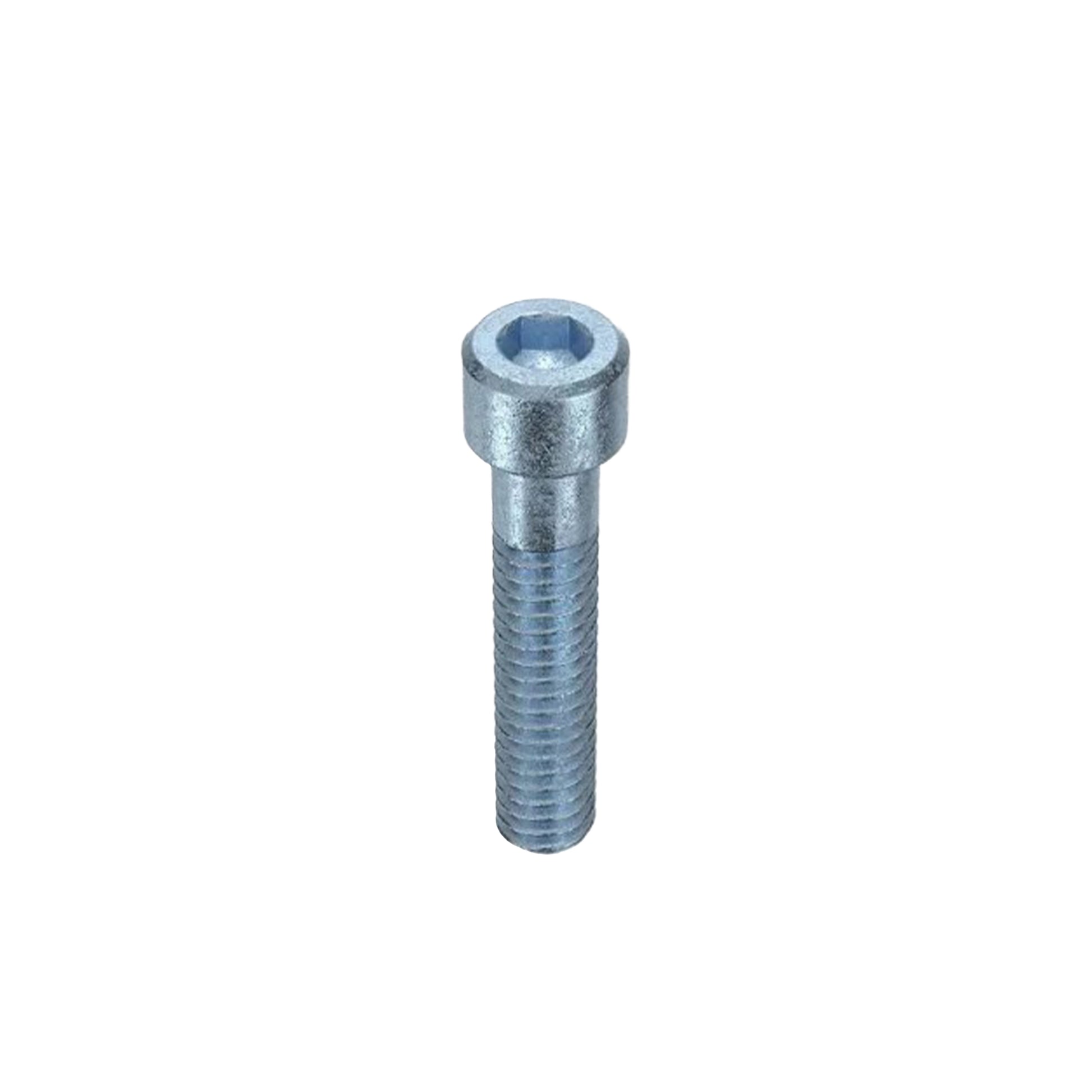 3/8-16 x 1-1/2 Inch Coarse Zinc Plated Heat-Treated Alloy Steel Socket Head Cap Screw