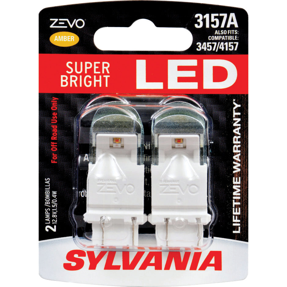 ZEVO 3157 Amber Auto LED Bulb - 2 Per Pack