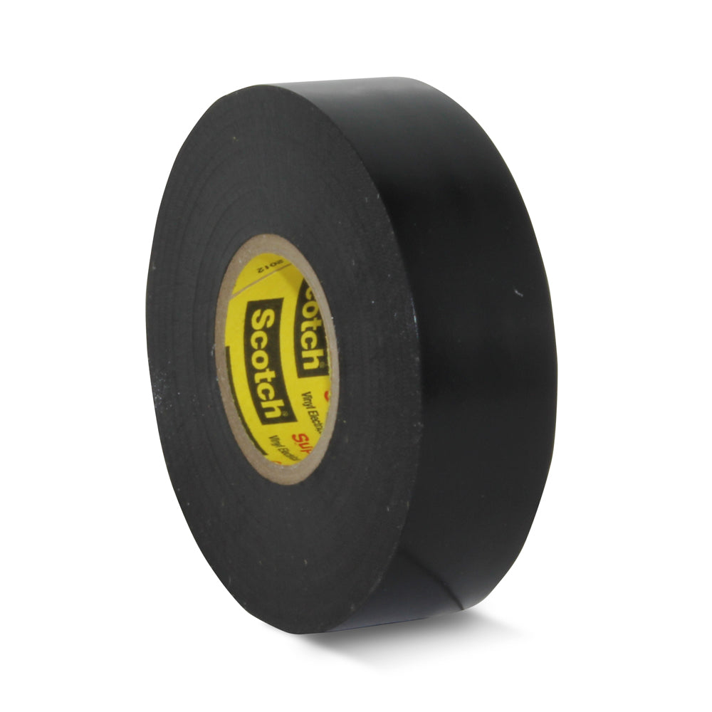 3/4 Inch x 52 ft 3M Scotch Super 33+â„¢ Electrical Tape Black Pvc