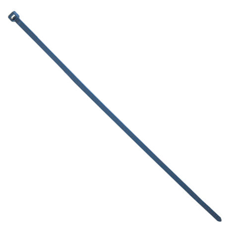 7.3 Inch 30 Lb Metal Detectable Polypropylene Wire Tie Dark Blue