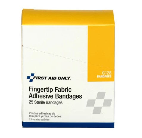 1-3/4" x 3" Large Fabric Fingertip Bandage Box of 25