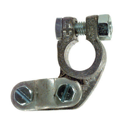 Electro-Tin Plated Solid Brass European Positive Left 90 Degree Screw Terminal