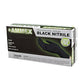 Black Powder-Free Nitrile Exam Gloves - Small