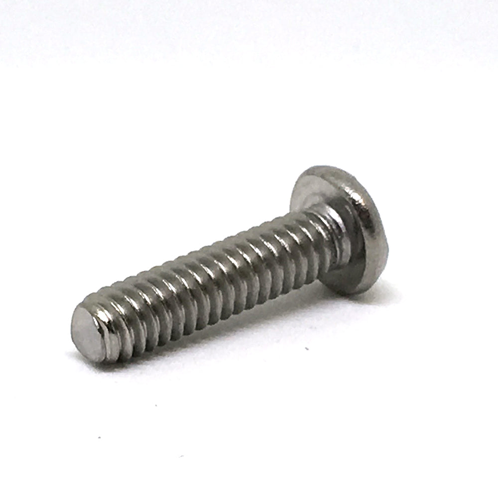 #10-24 x 2 Inch Stainless Steel One-Way Round Head Machine Screw