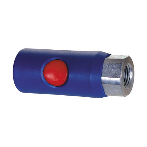 1/4 Inch Basic Size Automotive / Tru-Flate Style Interchange Push Button Air Coupler 3/8 Inch Female Npt