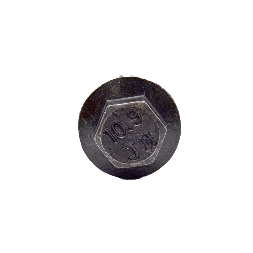 M8 x 1.25 x 20mm Reduced Head Hex Flange Screw Non Serrated Frame Bolts Plain Grade 10.9