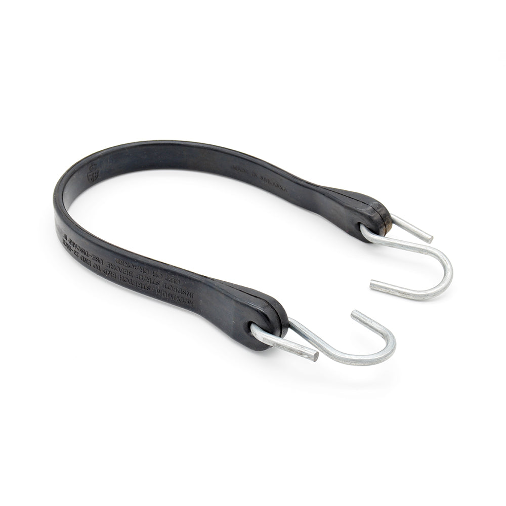 24" Black Poly Tarp Straps