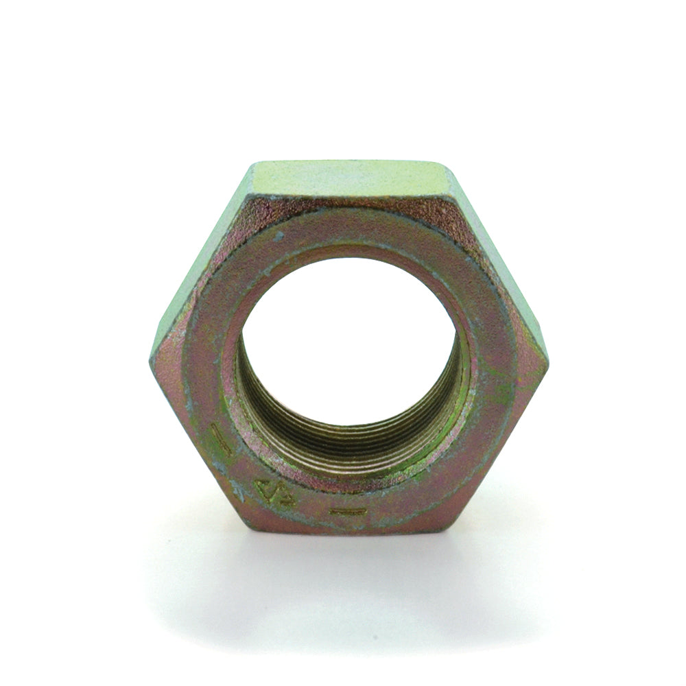1/4-28 Fine Yellow Zinc Grade 8 Finished Hex Nut