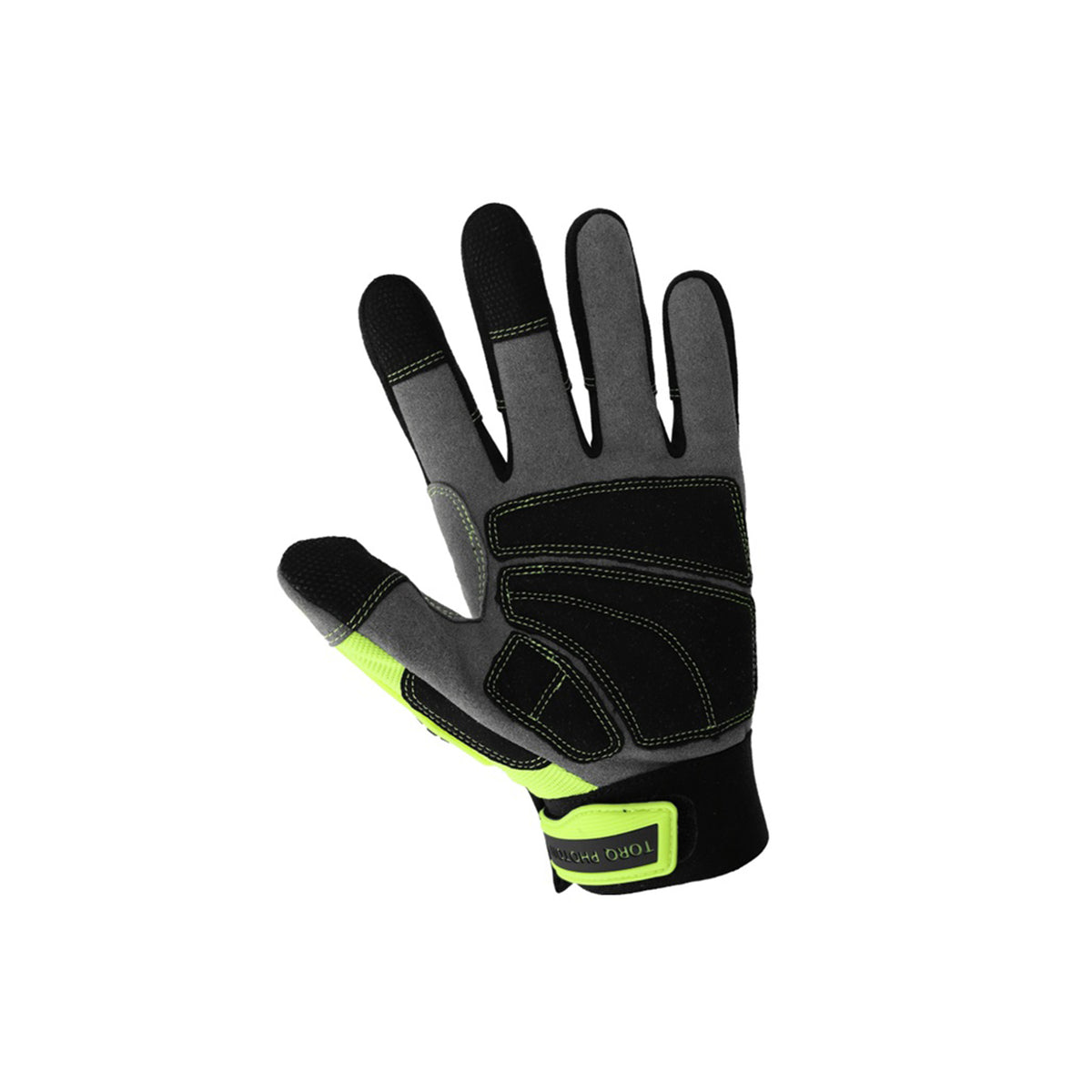 Torq Photon™ High-Visibility Mechanic Gloves With Enhanced Impact And Abrasion Protection - X-Large